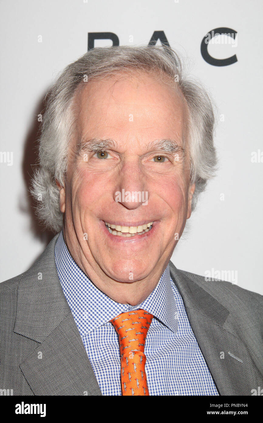 Henry Winkler  04/18/2018 The official pre-party to WE Day held at Peppermint Club in West Hollywood, CA Photo by Izumi Hasegawa / HNW / PictureLux Stock Photo