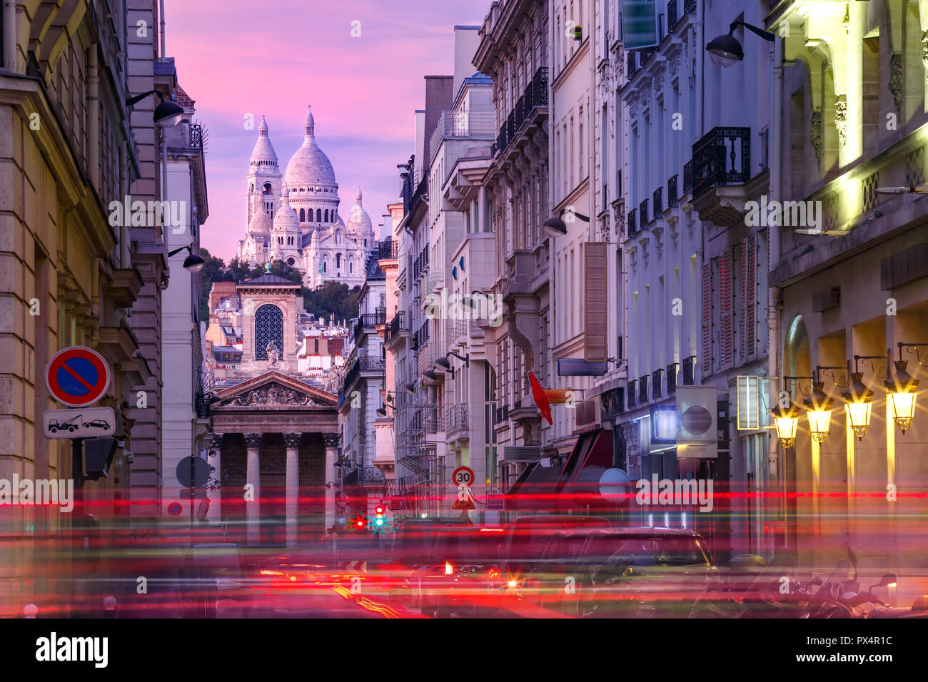 Sacre-Coeur Basilica in Paris, France Stock Photo