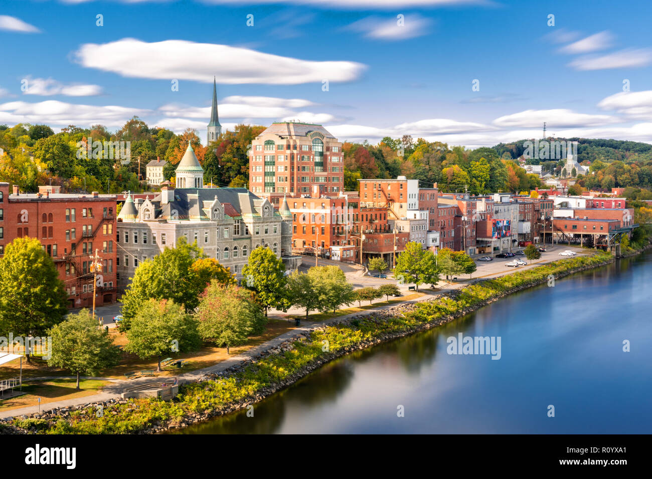 Augusta skyline on a sunny afternoon Stock Photo