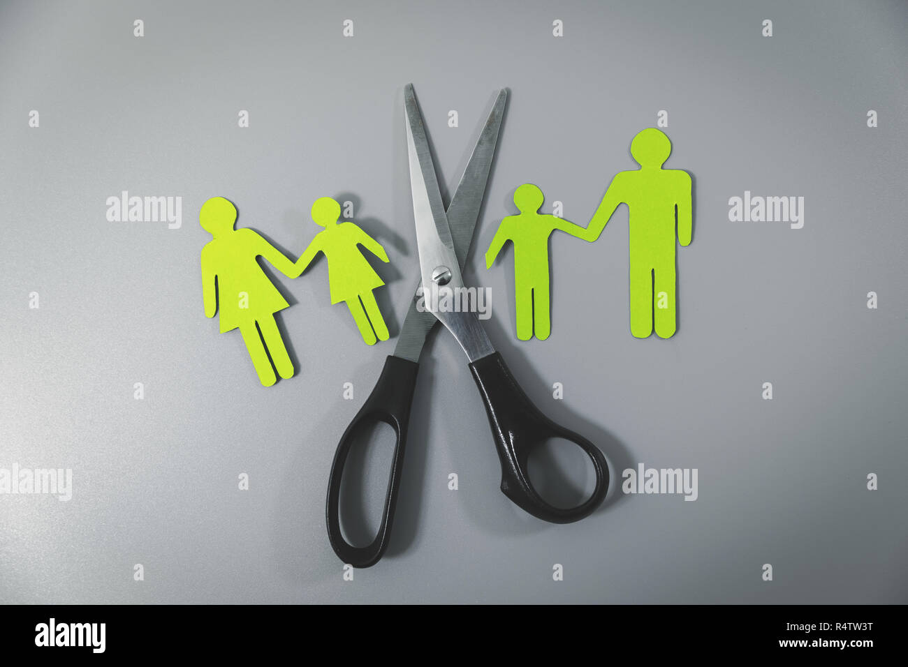 broken family child custody concept Stock Photo