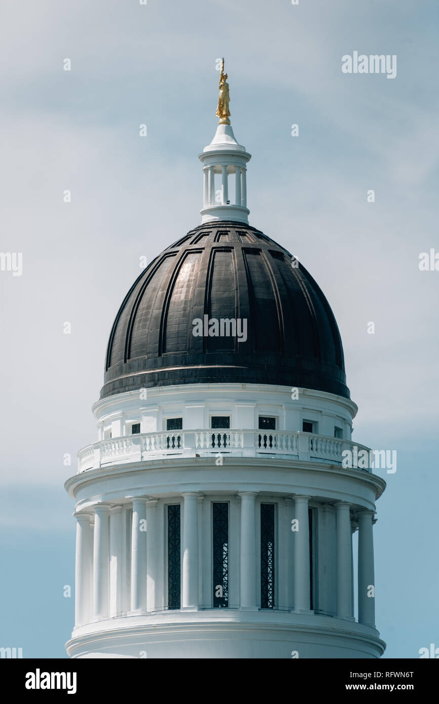 The Maine State House, in Augusta, Maine Stock Photo