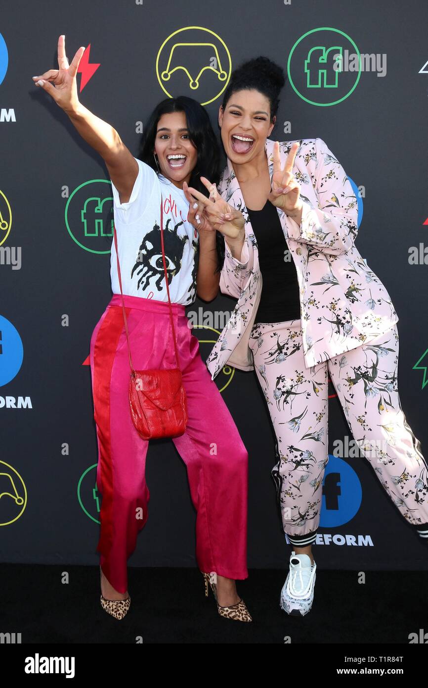 Gigi Zumbado, Jordin Sparks at arrivals for 2nd Annual FREEFORM Summit, Goya Studios Sound Stage, Los Angeles, CA March 27, 2019. Photo By: Priscilla Grant/Everett Collection Stock Photo