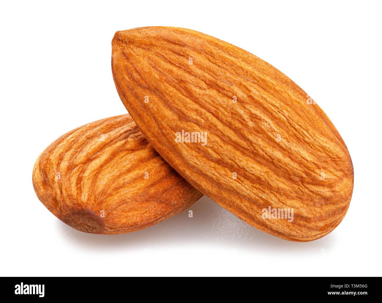 almond path isolated Stock Photo