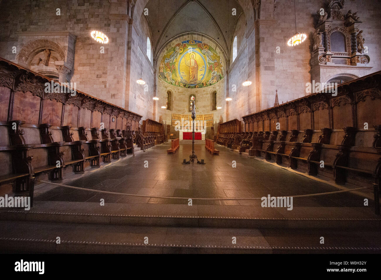 Lund cathedral Sweden Stock Photo