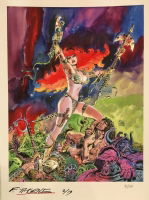 Red Sonja Frank Thorne limited edition 1/100 print $125 Comic Art