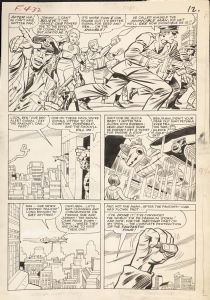 Jack Kirby Chic Stone Fantastic Four #32 pg10 $16.500 Comic Art