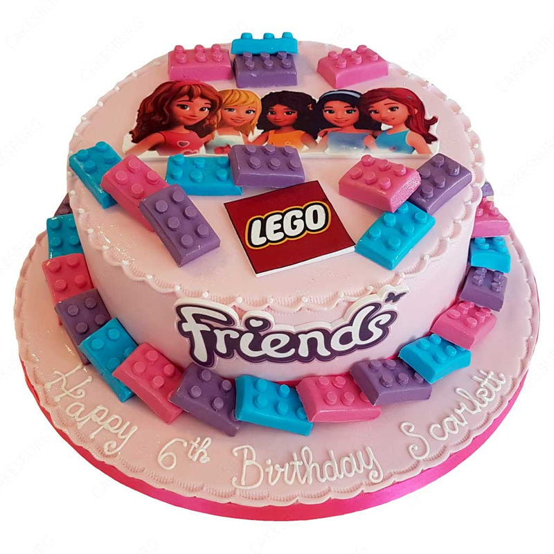 Lego Friends Cake