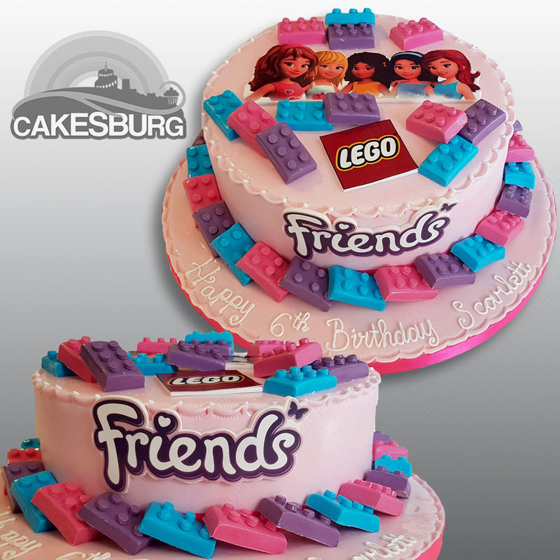 Lego Friends Cake