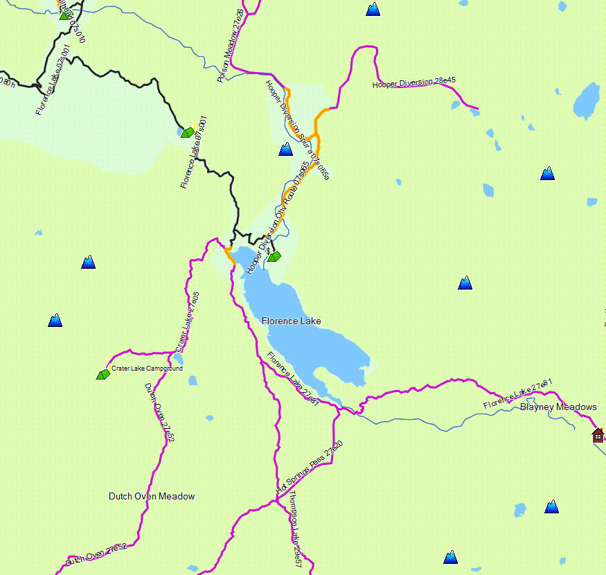 Sierra National Park Map