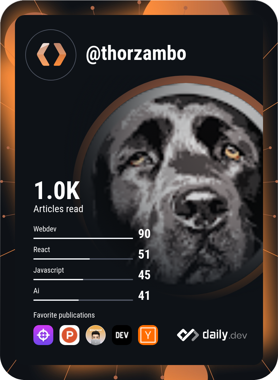 Leonardo Zambaiti's Dev Card