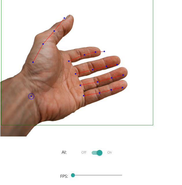 live AI-hand-detection