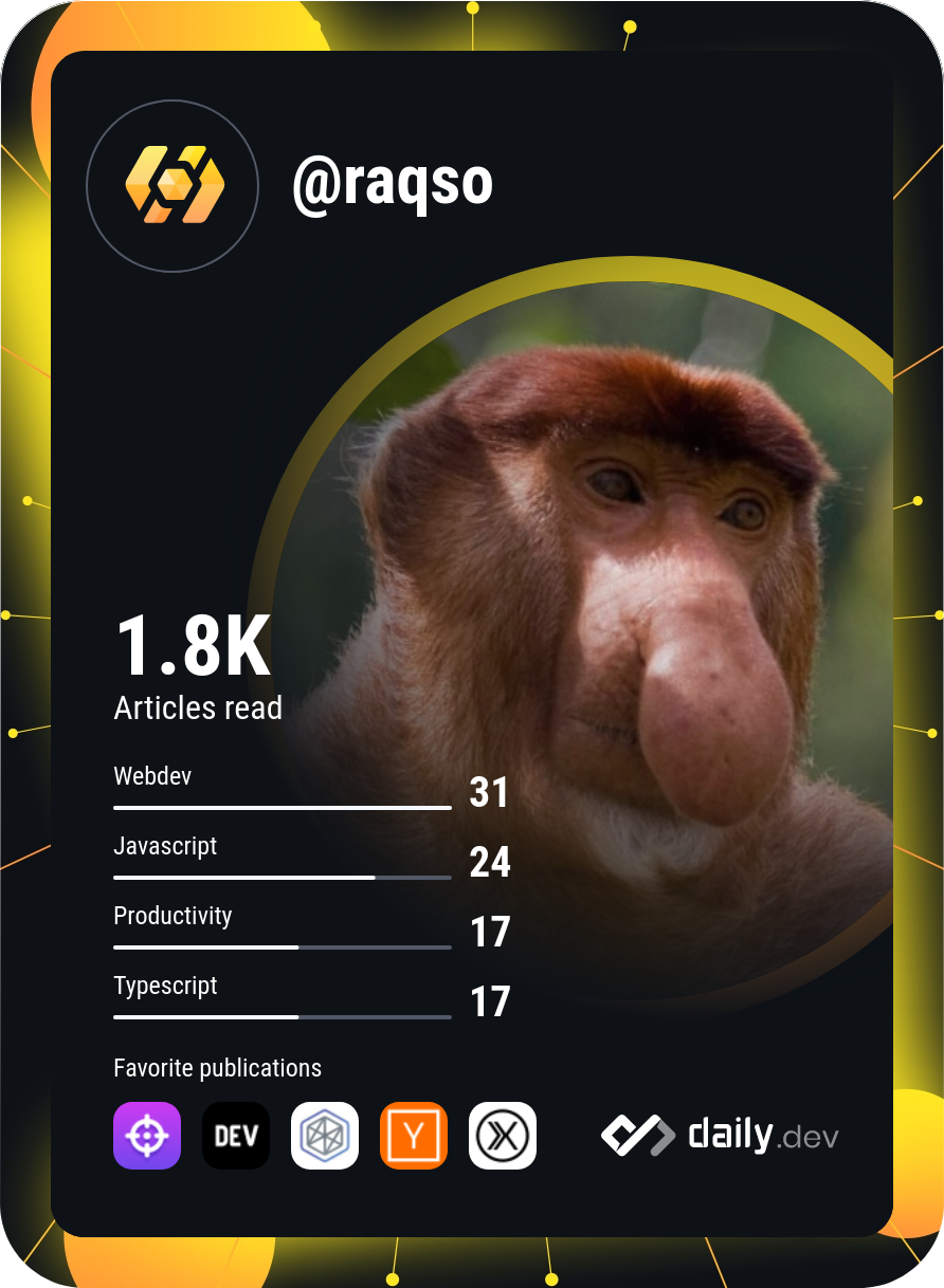 Adam's Dev Card