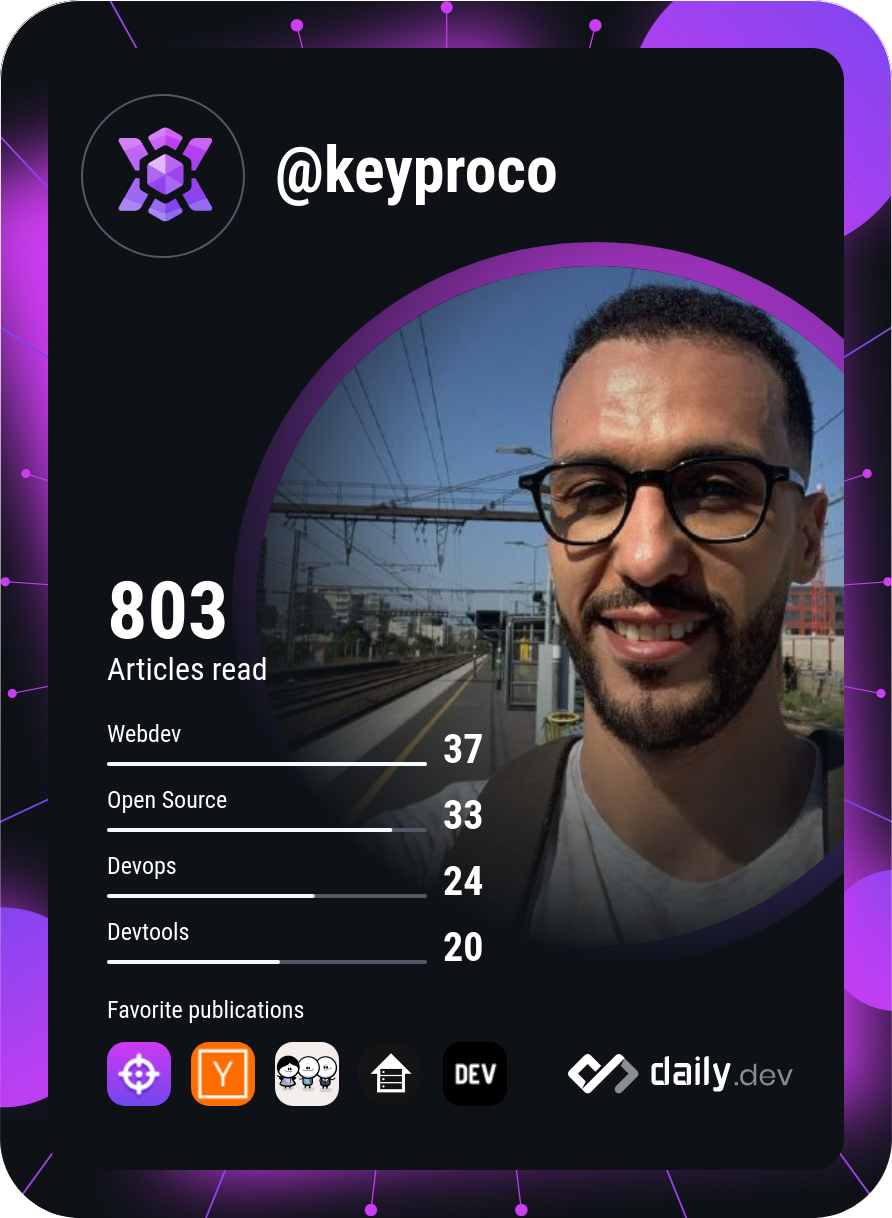 Abdenour KDR's Dev Card