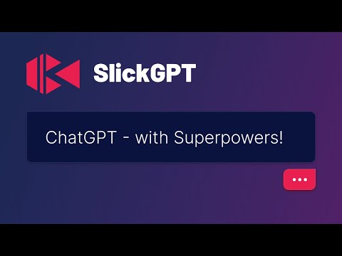 YouTube video of SlickGPT