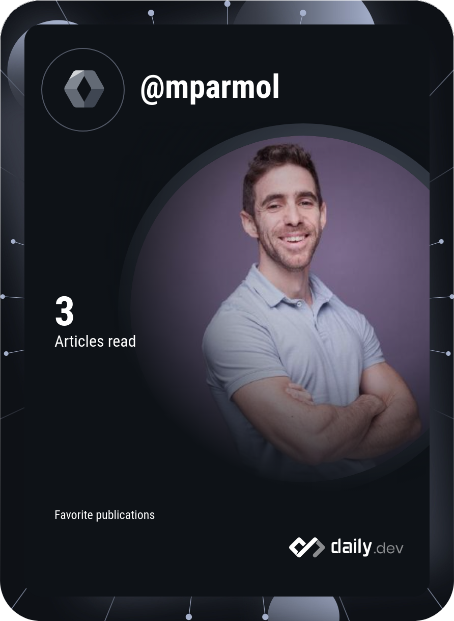 Marcos Parras Moltó's Dev Card