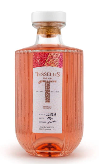 Tessellis Pink Gin | 700ML at CaskCartel.com