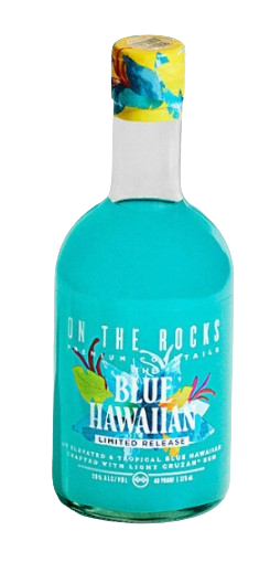 On The Rocks | Blue Hawaiian | RTD Cocktail | 375ML at CaskCartel.com