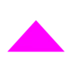 Triangle blanc pointant vers le haut