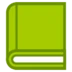 Livro escolar verde