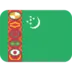 Flag: Turkmenistan