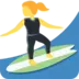 Woman Surfing