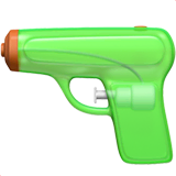 Pistolet à eau on Apple