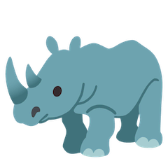 Rhinoceros on Google