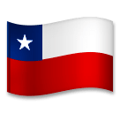 Flagge von Chile on LG