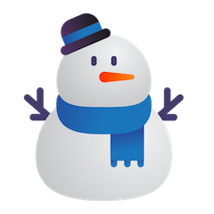 Bonhomme de neige on Microsoft