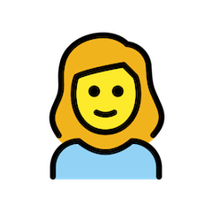 Garota on Openmoji