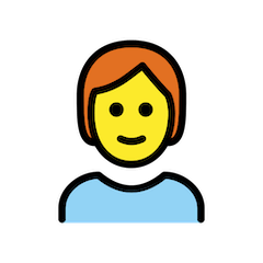 Person mit rotem Haar on Openmoji