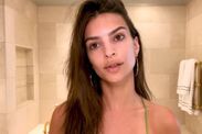 Emily Ratajkowski five minute date night makeup 