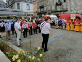 Dépôt de gerbe, défilé et feu d’artifice pour la fête nationale