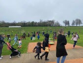 Une chasse aux oeufs géante au parc du Bruissin