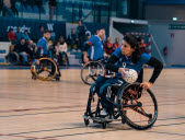 Handfauteuil : cette handballeuse vit un rêve éveillé depuis quatre ans