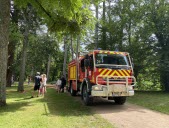 Remise de médaille, de grades et de fouragère chez les pompiers