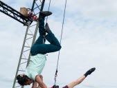 Un spectacle de danse aérienne ce mercredi au centre hospitalier