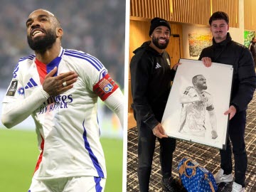 Comment ce supporter a récupéré le maillot d’Alexandre Lacazette grâce à un dessin