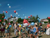 Direction plein sud pour une soixantaine de ballons