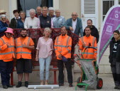 Les collecteurs de déchets de la RN7 font escale au village