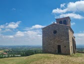 L’imprenable vue depuis la chapelle Saint-Vincent à Saint-Laurent-d’Agny