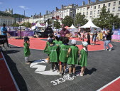 Une fan zone place Bellecour : « Elle permet de montrer qu’on existe » 