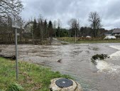 Le Lignon déborde : deux rues fermées au Chambon-sur-Lignon