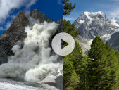 Vidéo : Un pan entier du sommet de l'Evêque s'effondre au Mont Collon 