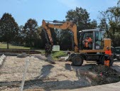 Les travaux se poursuivent au parking du stade