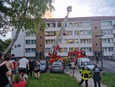 Un appartement détruit par le feu à Dole