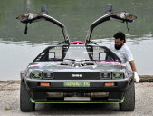 Sa Delorean roule vers la finale internationale du concours Hot wheels legends tour 