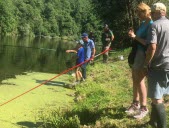 15 personnes à la découverte de la pêche avec l’office de tourisme