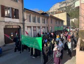 Nantua : 250 personnes dans la rue pour soutenir Gaza 