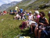 39 membres des Semelles fumantes ont découvert les paysages du parc de la Vanoise